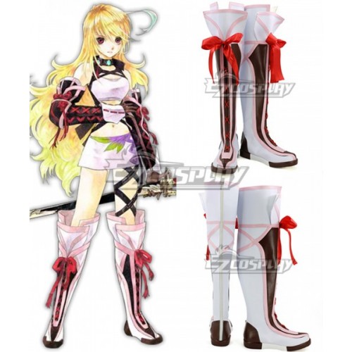 Tales of Xillia Milla White Shoes Cosplay Boots