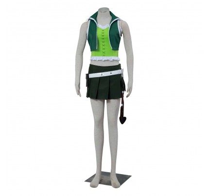 Fairy Tail Lucy Green Cosplay Costume