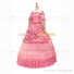 Classic Victorian Steampunk Ruffles Herrlich Pink Ball Gown Dress