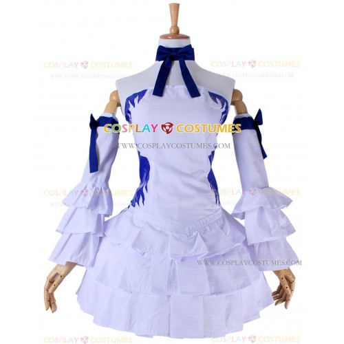 Fairy Tail Cosplay Lucy Heartfilia Costume White Dress