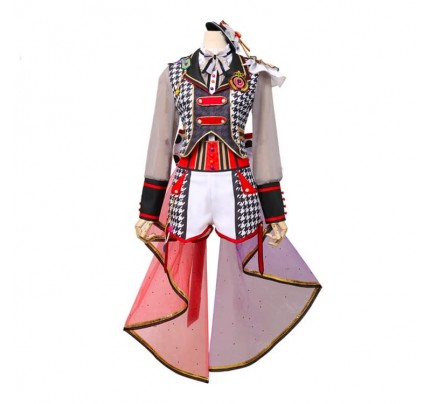 BanG Dream PoppinParty Double Rainbow Toyama Kasumi Cosplay Costume