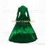 Retro Renaissance Style Pagoda Sleeves Prom Ball Gown Green Dress