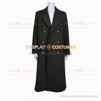 Colin Baker Costume for Doctor Who 6th Sixth Doctor Cosplay Dark Green Trench Coat