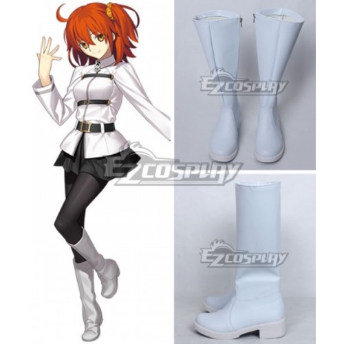 Fate Grand Order Masters Female White Shoes Cosplay Boots