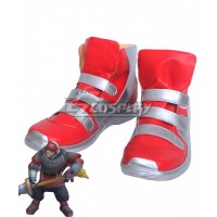 League of Legends LOL SKT T1 Jax Red Cosplay Shoes