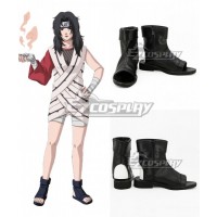 Naruto Yuuhi Kurenai Black Shoes Cosplay Boots