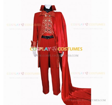 Erik Costume for The Phantom of the Opera Cosplay Red Full Set