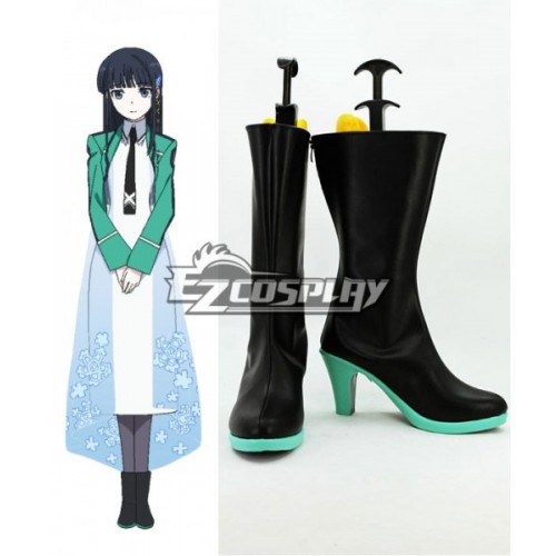 Mahouka Koukou no Rettousei Shiba Miyuki Black Cosplay Shoes