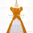 Vintage Gothic Lolita Victorian Rococo Yellow Evening Ball Gown Dress