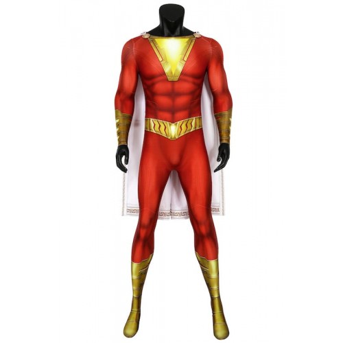 Captain Marvel Shazam Jump Cosplay Costume