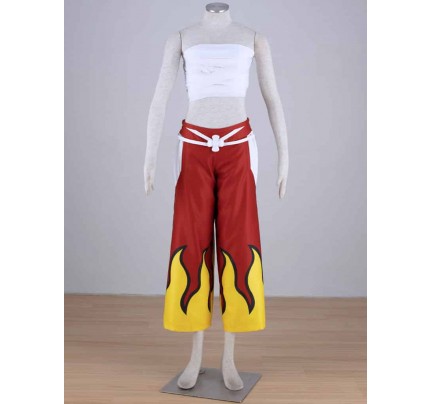Fairy Tail Erza Scarlet Red Flame Cosplay Costume