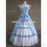 Antique Victorian Fairytale Gown Fancy Dress Stage Dress Baby Blue