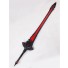 Fate Zero Berserker Aroundight Swrod in Red PVC Cosplay Prop