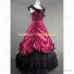 Southern Belle Red Bridal Dress Stage Costume