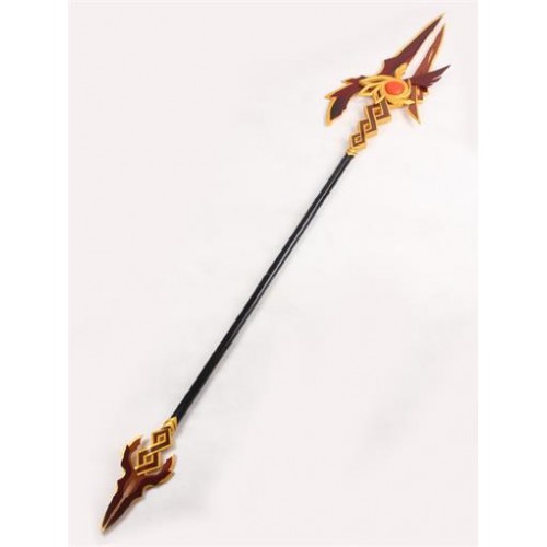 74" ELSWORD Ara / Yama Raja Spear PVC Cosplay Prop-1284