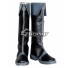 Black Bullet Satomi Rentaro Black And Silver Shoes Cosplay Boots