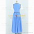 Once Upon A Time Cosplay Belle Costume Blue Dress Set