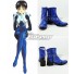 EVA Neon Genesis Evangelion Shinji Ikari Blue Cosplay Shoes