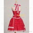 1950s Romantic Chic Halterneck Red Tartan Dress