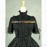 Victorian Style Gothic Black Ball Gown Reenactment Steampunk Lolita Dress