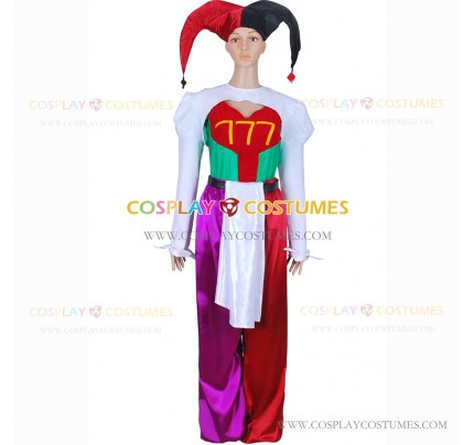 Yakitate Japan Cosplay Pierrot Bolneze Costume Female Clown Set
