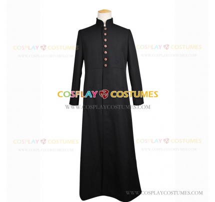 The Matrix Cosplay Neo Costume Black Long Trench Coat