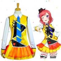 Love Live The School Idol Movie Sunny Day Song Maki Nishikino Cosplay Costume