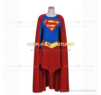 Superman Supergirl Kara Zor-El Cosplay Costume Jumpsuit DC Comics Uniform