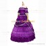 Classic Victorian Steampunk Ruffles Herrlich Royal Purple Ball Gown Dress