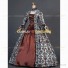 Deluxe Victorian Style Faire Queen Floral Gown Dress Brown