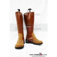 Final Fantasy 7 Aerith Cosplay Boots Brown