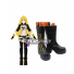 RWBY Volume 2 Yang Xiao Long Black Shoes Cosplay Boots