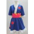 K ON Azusa Nakano Blue Kimono Cosplay Costume