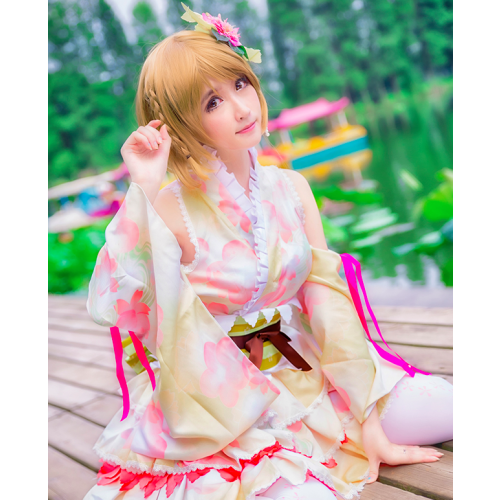 Love Live Hanayo Koizumi September Ver Kimono Cosplay Costume