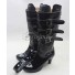 Gatchaman Crowds Load Galax Black Cosplay Boots