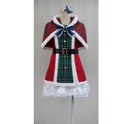 Love Live SR Card Umi Sonoda Christmas Cosplay Costume