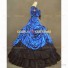 Southern Belle Alice in Wonderland Fancy Fairytale Dress Royal Blue