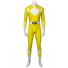 Power Rangers Boy Yellow Ranger Jump Cosplay Costume