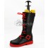 RWBY Leader of Team RWBY Ruby Rose High Caliber Sniper Scythe HCSS Crescent Rose Black Shoes Cosplay Boots