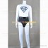 Superman Cosplay Costume Clark Kent Jumpsuit Uniform Cape Gray