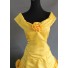 Beauty And The Beast Princess Belle Dress Cosplay Costume C