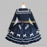 Sweet Love Lolita Dress Blue Naval Collar Tiered Lolita Dress