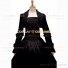 Gothic Lolita Victorian Rococo Stage Long Luxury Black Dress Ball Gown