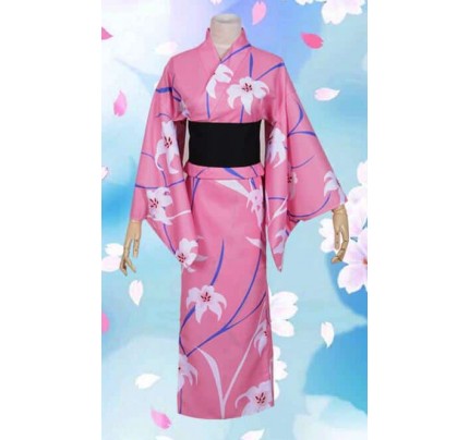 Kantai Collection KanColle Jintsu Kimono Cosplay Costume