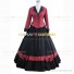 Country Lolita Victorian Tartan Plaid Retro Clothing Theater Ball Gown Dress Red