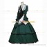 Rozen Maiden Cosplay Jade Stern Costume Dark Green Lolita Dress