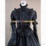 Black Renaissance Faire Court Regal Queen Gothic Punk Reenactment Clothing Dress