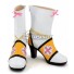 Elsword Sakra Devanam White orange Cosplay Shoes