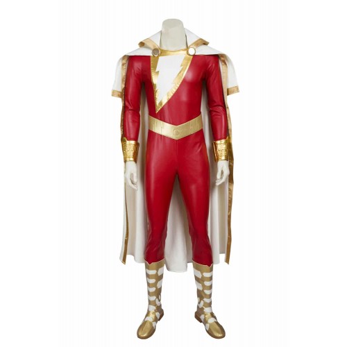 Captain Marvel Shazam Cosplay Costume