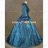 High Quality Victorian Style Queen Royal Lady Fantasy Dress Theater Reenactment Costume Emerald